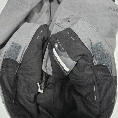 Marmot Grey Adjustable Waist Insulated Cargo Pocket Snow Ski Pants Kids XL