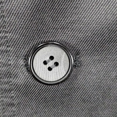 Connor Black Cotton Blend Twill 2 Button Double Vent Notch Blazer Sport Coat 42