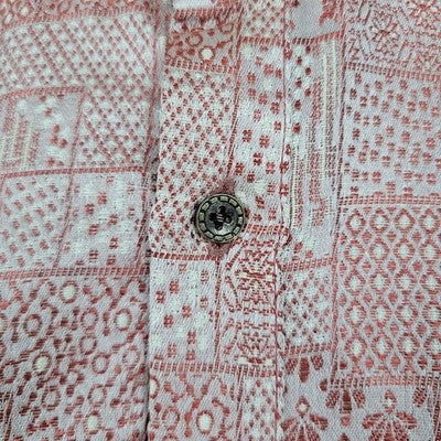 NWT Sojanya Red Buttoned Long Sleeve Pockets Indian Dress Kurta Size S/36