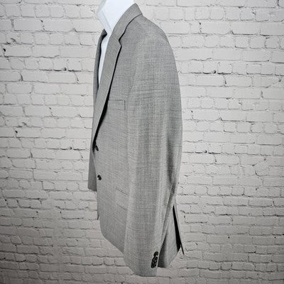 Tommy Hilfiger Grey Wool Blend 2 Button Vented Notch Blazer Sport Coat 44R