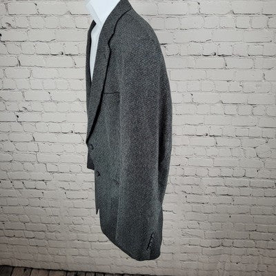 Jos A Bank Blue Silk & Wool Blend 2 Button Vented Blazer Sport Coat Size 42R