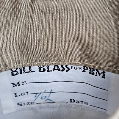 VTG Bill Blass Navy Pinstriped 2 Button Vented Notch Blazer Sport Coat USA 46L