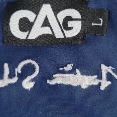 Subaru Austin CAG Navy Lightweight Stretch Short Sleeve Polo Shirt Size Large L