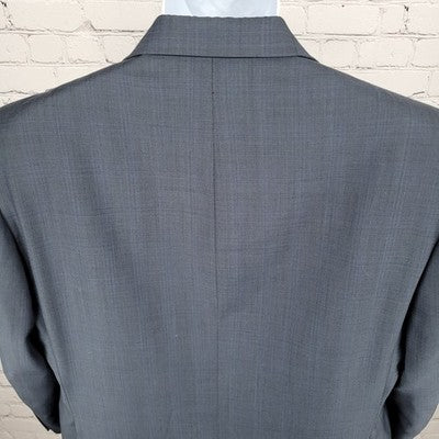 Aldrich Navy Super 130's Worsted Wool 2 Button Notch Blazer Sport Coat Size 44S