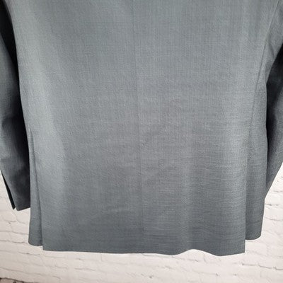 AWEAR2 Kenneth Cole Grey Stretch 2 Button Notch Blazer Sport Coat Size 42L