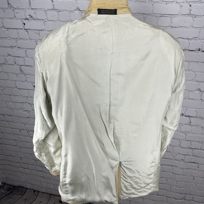 Richman Tan Corduroy 2 Button Vented Blazer Sport Coat Poland Made Size 46L