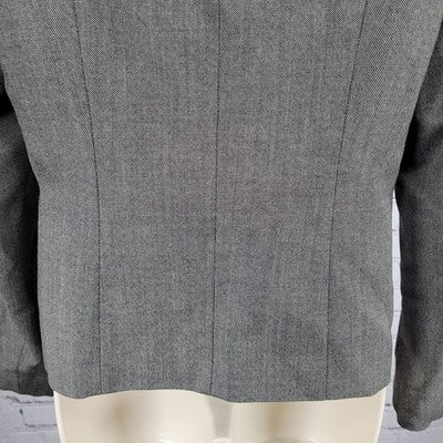 J.CREW Brown 100% Wool 4 Button Lined Notch Pockets Blazer Suit Jacket 2