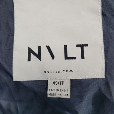 NVLT Blue Faux Fur Open Pockets Sleeveless Soft Fuzzy Lined Vest Jacket XS