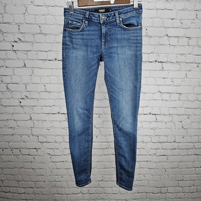 Hudson Blue Denim Krista Super Skinny Low Rise Medium Wash Jeans 24 (24x29)