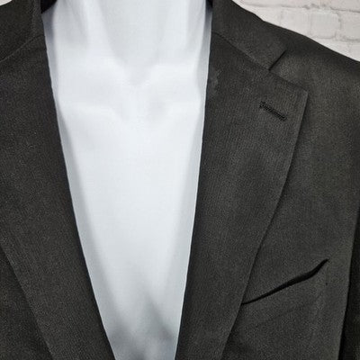 Haggar Black Slim Fit Travel Performance 2 Button Vented Blazer Sport Coat 42R