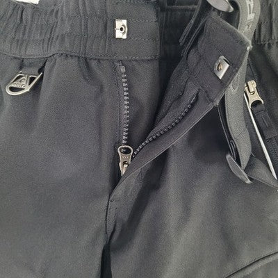 Gerry Black Insulated Fleece Lined Zip Pockets Snow Bibs Pants Kids Size XS 5/6