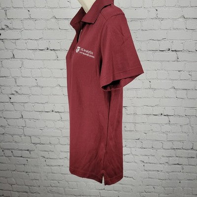 NWT Texas A&M University MS Analytics Burgundy Short Sleeve Shirt Top Medium M