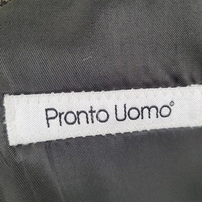 Pronto Uomo Brown 2 Button Double Vented Notch Blazer Sport Coat 44L