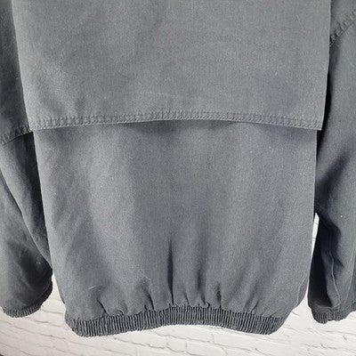 VTG WestArk Arlington GM Truck Assembly Black Beige Collar Zipped Jacket USA 3XL
