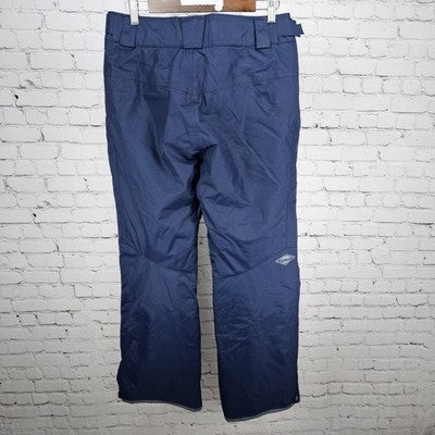 Columbia Navy Omni Tech Waterproof Breathable Snow Ski Pants Small (32x31)