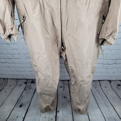 Carter Industries Tan Aramid Combat Vehicle Crewmen's Class 2 Coveralls Size XLS
