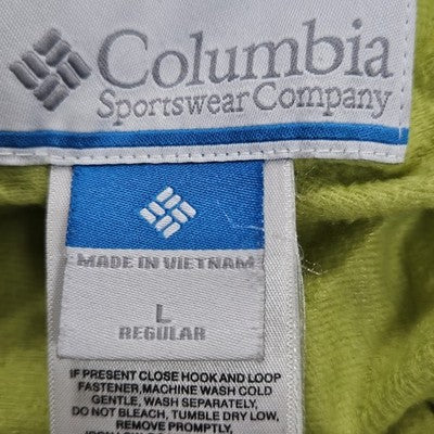 Columbia Brown Green Omni Tech Bugaboo Insulated Snow Ski Pants L (36x32) *tear