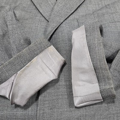 Stafford Grey 100% Wool 3 Button Ventless Notch Blazer Suit Sport Coat 42L