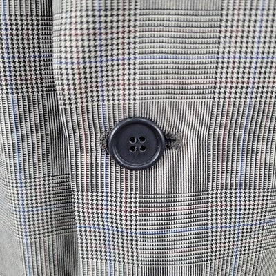 VTG Briar Brown Wool Check Premier Edition Blazer Sport Coat USA Made Size 40R