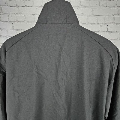 Longhorn Aquatics UT Black Full Zip Mesh Lined Logo Windbreaker Jacket 3XL