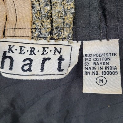 Keren Hart Multicolor Lightweight Long Sleeve Buttoned Collared Jacket Medium M