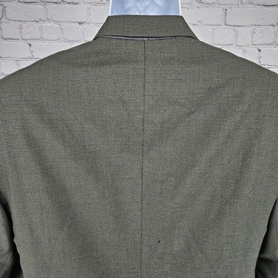 Jos A Bank Green 100% Wool Business Express 2 Button Blazer Sport Coat 42S