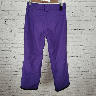 Orage Purple Insulated Adjustable Waist Snow Pants Youth Size Medium M (25x26.5)