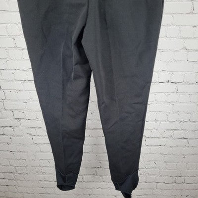VTG Head Skiwear Schoeller Black Wool Blend Stirrup Ski Snow Pants 10 (26x26)
