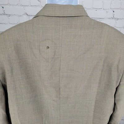 Wall Street Collection Brown 2 Button Notch Blazer Sport Coat USA Made Size 46R