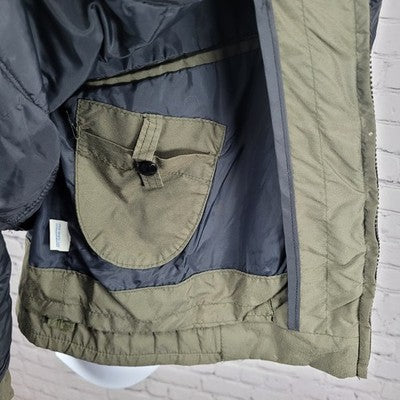 VTG Horace Small Apparel Co Green Thinsulate Full Zip Military Jacket USA 42R