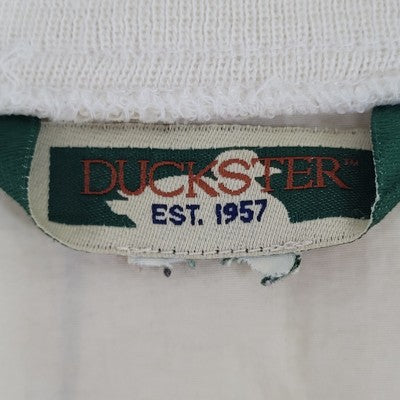 VTG Duckster Wamego Country Club Beige Golf Pullover Windbreaker Jacket Size XL
