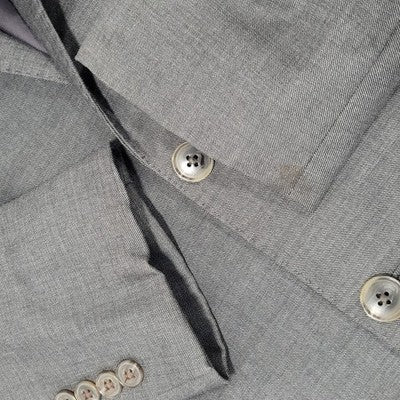 Jos A Bank Reserve Grey 100% Wool Super 120's Slim Fit Blazer Sport Coat 40R