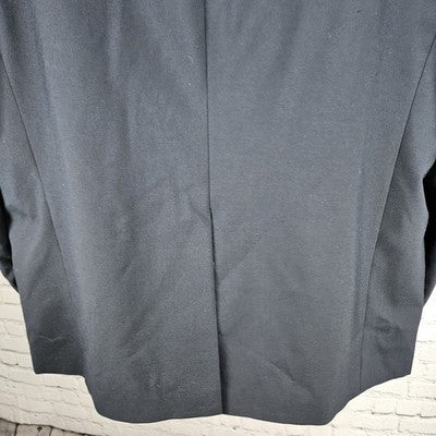 Edwards Navy Signature Natural Stretch 2 Button Notch Blazer Sport Coat 50R