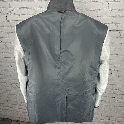 J. M. Haggar Grey Classic Fit 2 Button Vented Notch Blazer Sport Coat Size 44R