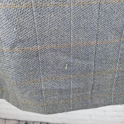 VTG Henry Grethel Brown Windowpane Tweed 2 Button Sport Coat USA Made Size 42L