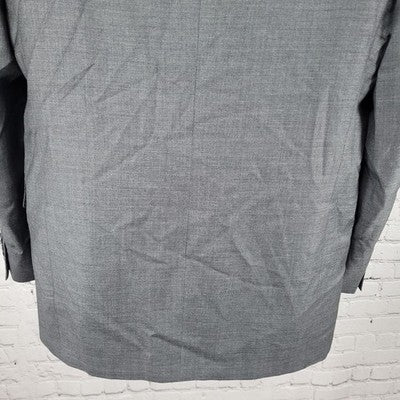 Daniel Cremieux Grey Guabello Super 120's Blazer Sport Coat Italy Made Size 40R