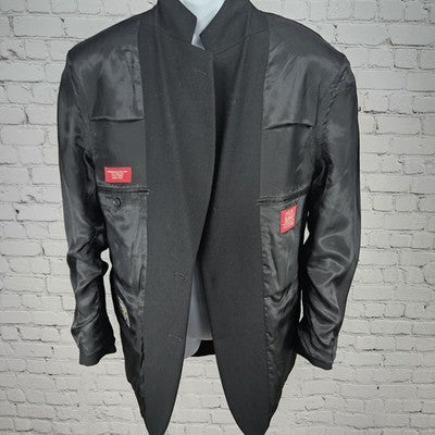 Jos A Bank Black Cashmere Wool Lanerossi Italian Corporate Collection Blazer 39R