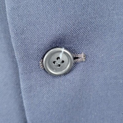Cellini Collection Navy 2 Button Double Vented Notch Blazer Sport Coat 40R