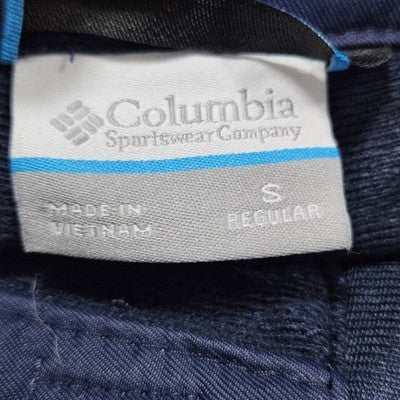 Columbia Navy Omni Tech Waterproof Breathable Snow Ski Pants Small (32x31)