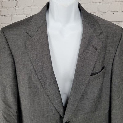 Daniel Cremieux Grey Guabello Super 120's Blazer Sport Coat Italy Made Size 40R