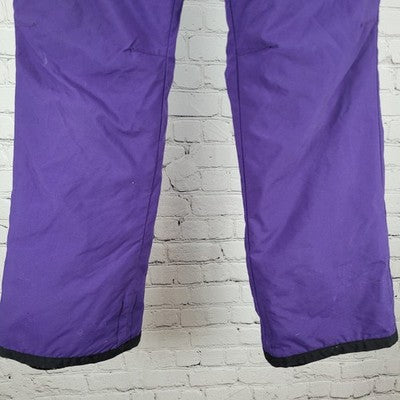 Orage Purple Insulated Adjustable Waist Snow Pants Youth Size Medium M (25x26.5)