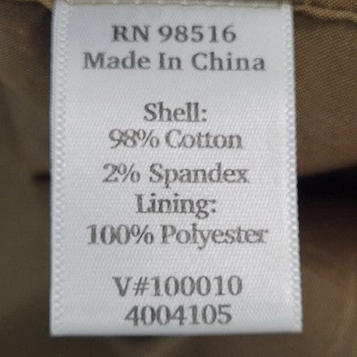 Coldwater Creek Multicolor Cotton Stretch Lightweight Buttoned Jacket Size 6P