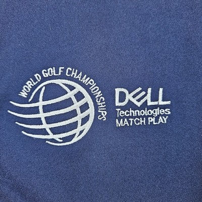 DELL Match Play World Golf Championships Navy Zip Stretch Lightweight Jacket M