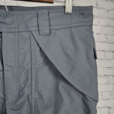 Marker Grey Zipped Pockets Straight Leg Snowboard Ski Pants Medium M (33x29)