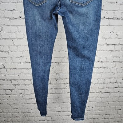 Hudson Blue Denim Krista Super Skinny Low Rise Medium Wash Jeans 24 (24x29)