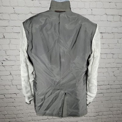 Perry Ellis Castlerock Grey Classic Fit 2 Button Blazer Sport Coat Jacket 38R