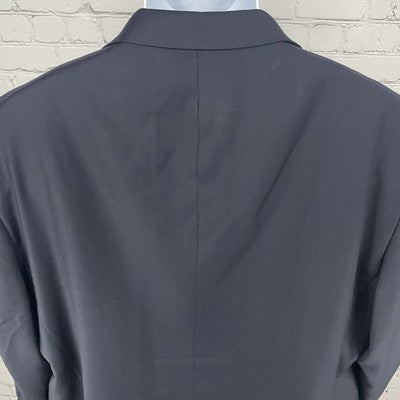 Mantoni Dark Navy Fine Wool 2 Button Vented Notch Blazer Sport Coat Size 48R