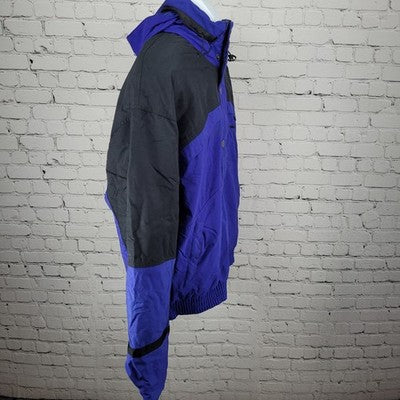 VTG Tyrolia By Head Blue Celtech Waterproof Hooded Insulated Ski Jacket Large L