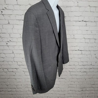 Lauren Ralph Lauren Grey 100% Wool 2 Button Notch Blazer Sport Coat Size 42R