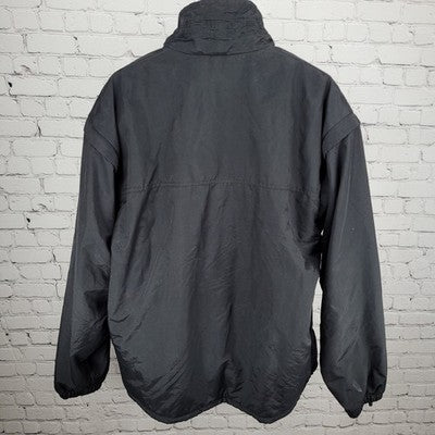 Whites Canada Black Insulated Fleece Lined Removable Sleeves Full Zip Jacket XL